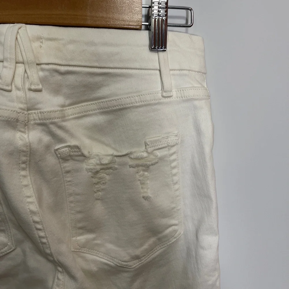 Good American NWT Good Legs‎ Raw Hem White Jeans Size 6/28 - Picture 5 of 12